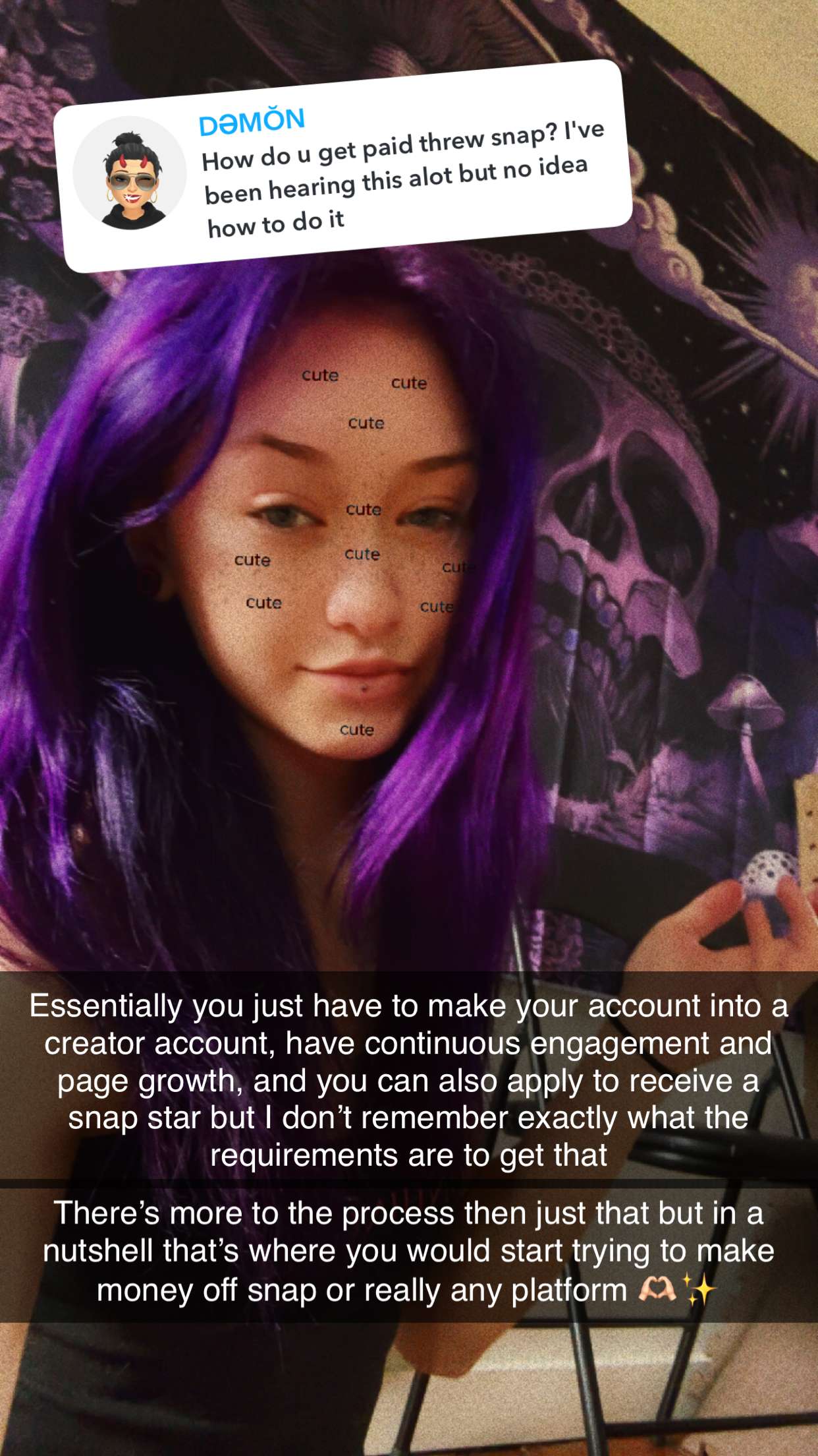 trappkittykhaos snapchat image archive image