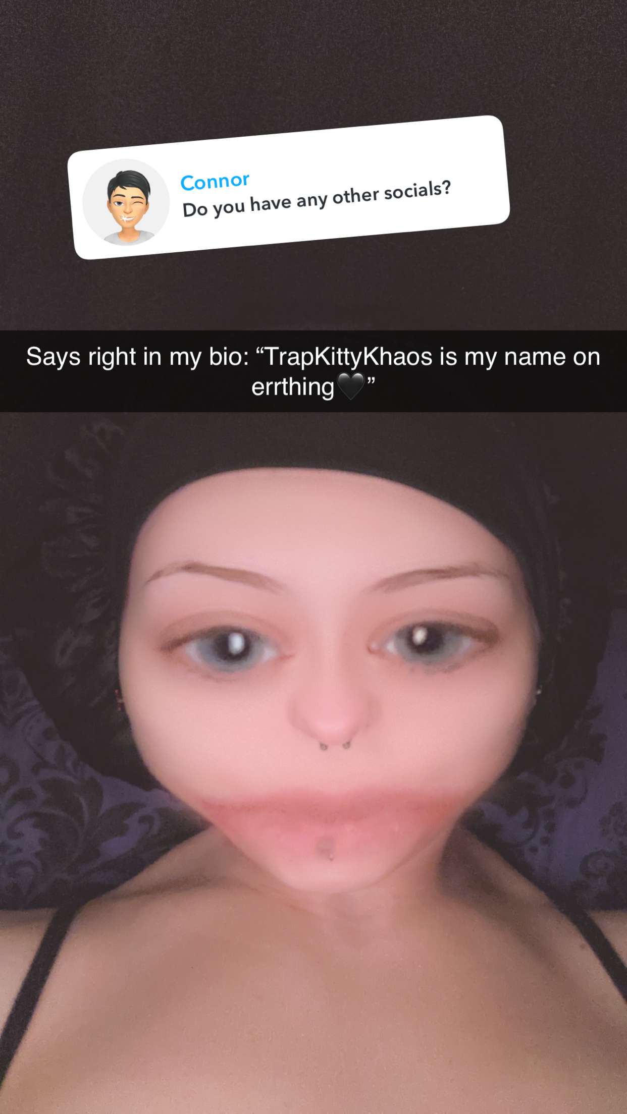 trappkittykhaos snapchat image archive image