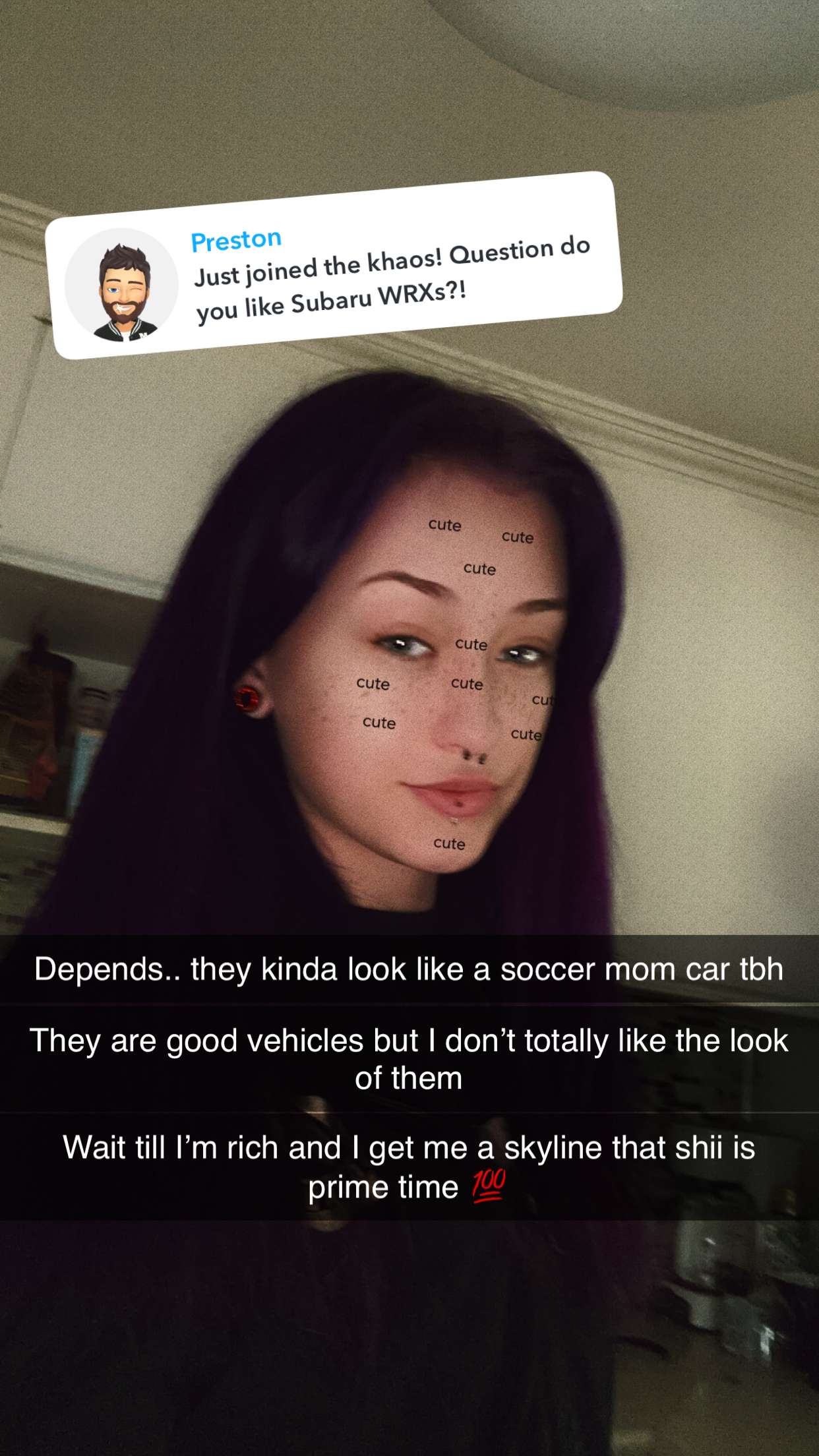 trappkittykhaos snapchat image archive image