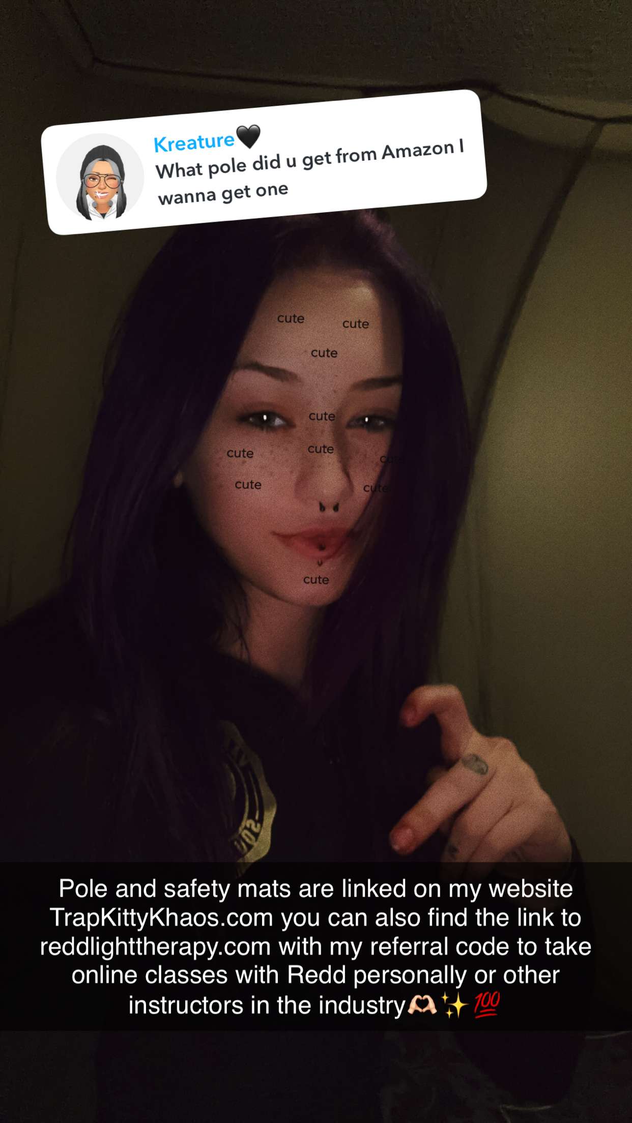 trappkittykhaos snapchat image archive image