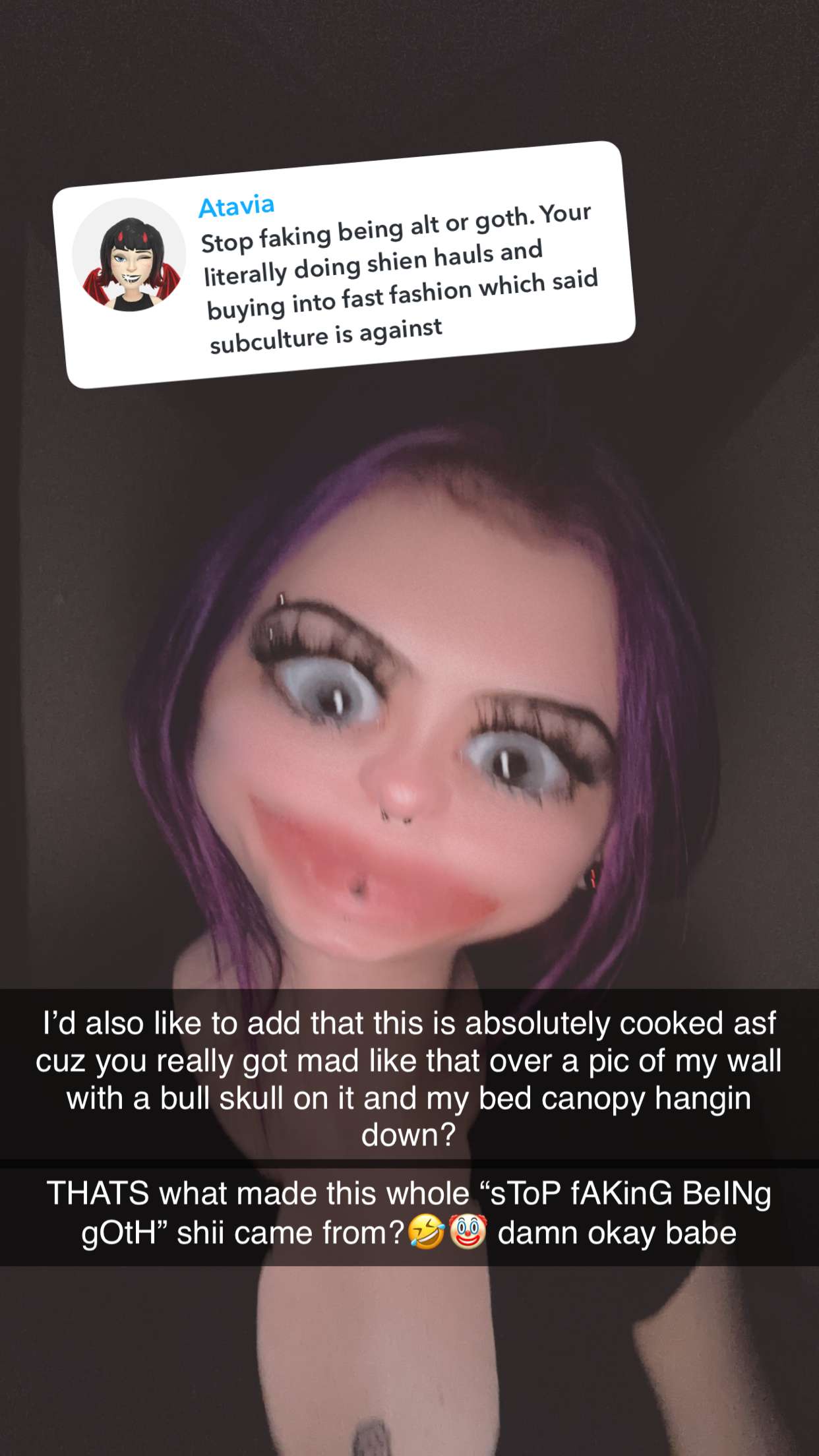 trappkittykhaos snapchat image archive image