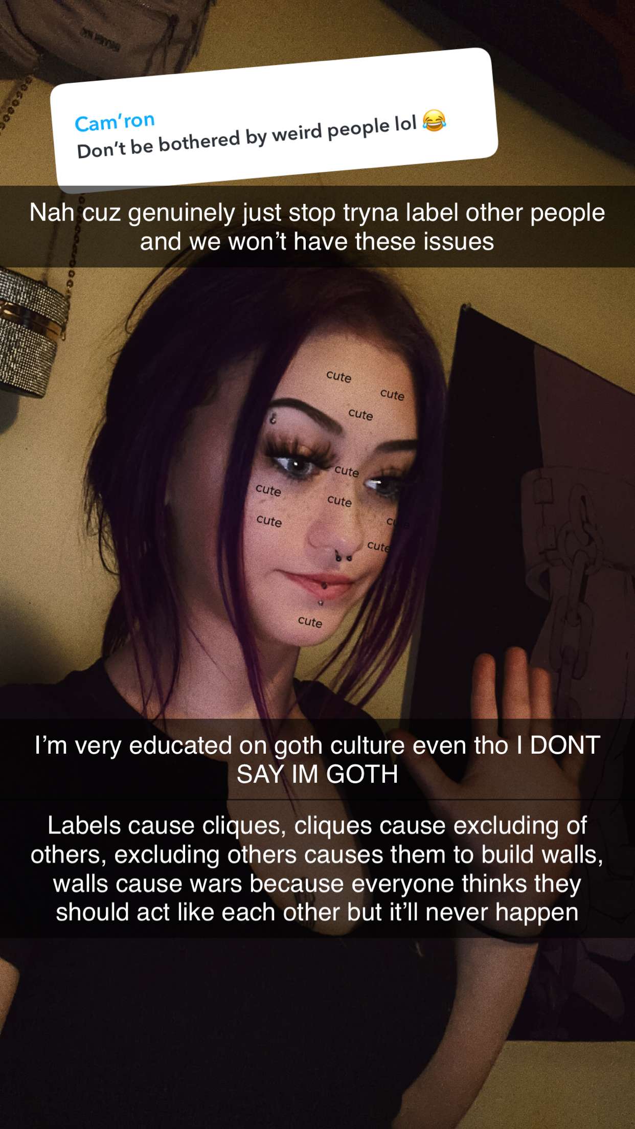 trappkittykhaos snapchat image archive image