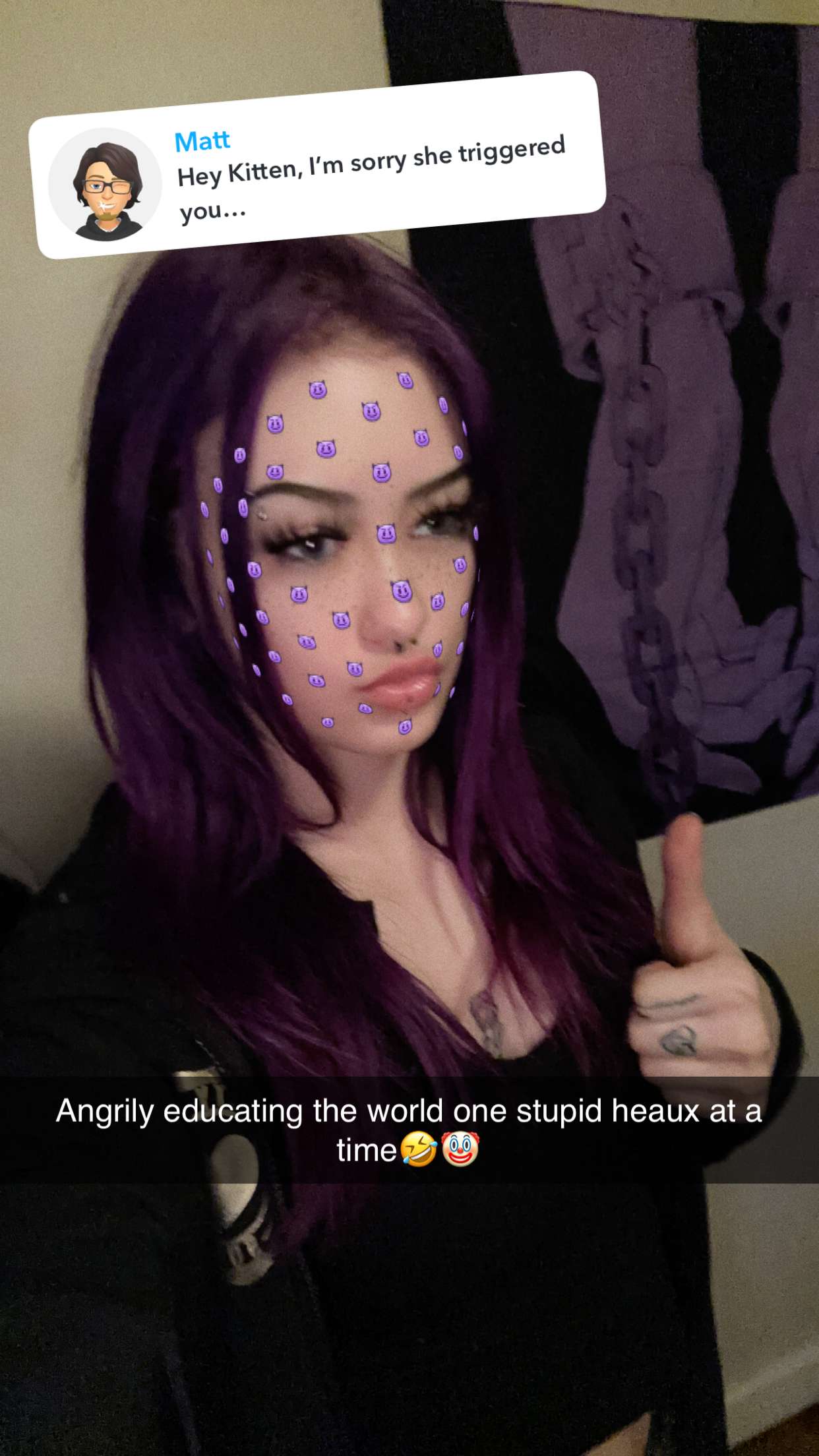 trappkittykhaos snapchat image archive image