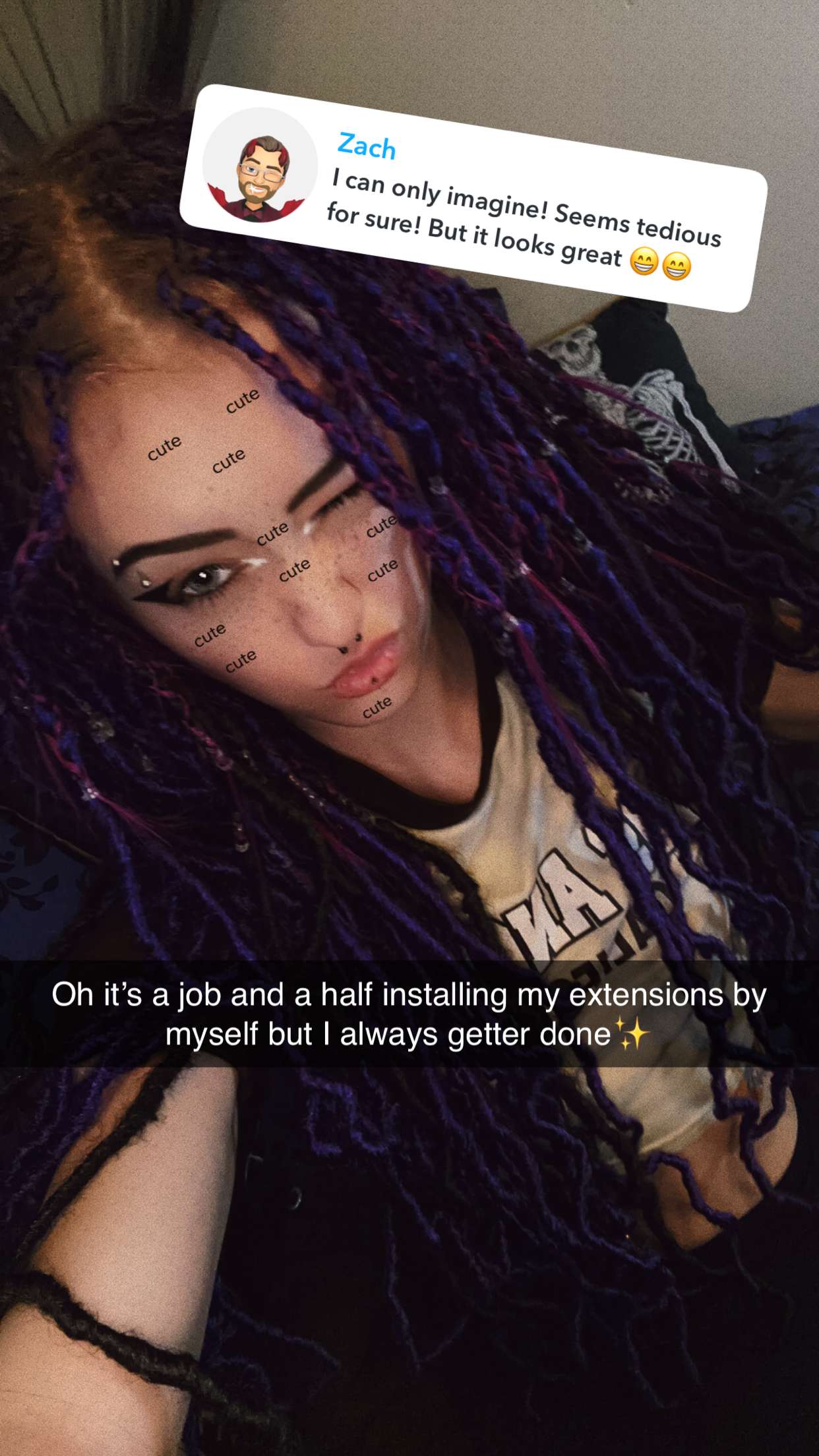 trappkittykhaos snapchat image archive image