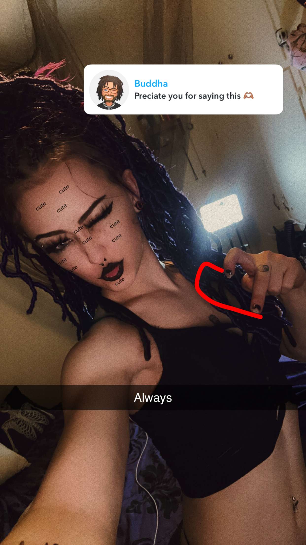 trappkittykhaos snapchat image archive image