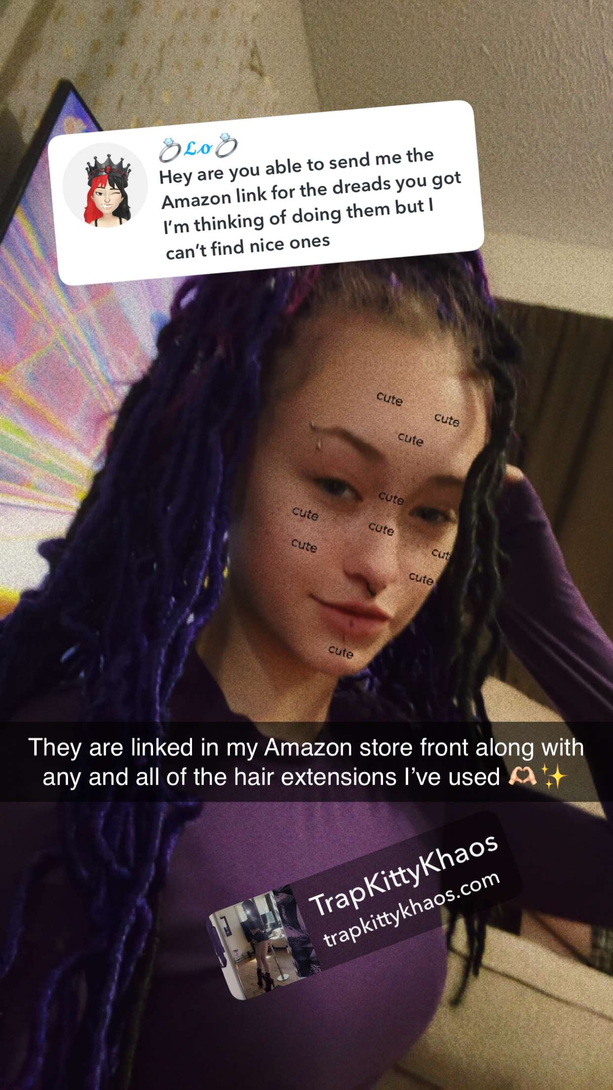 trappkittykhaos snapchat image archive image