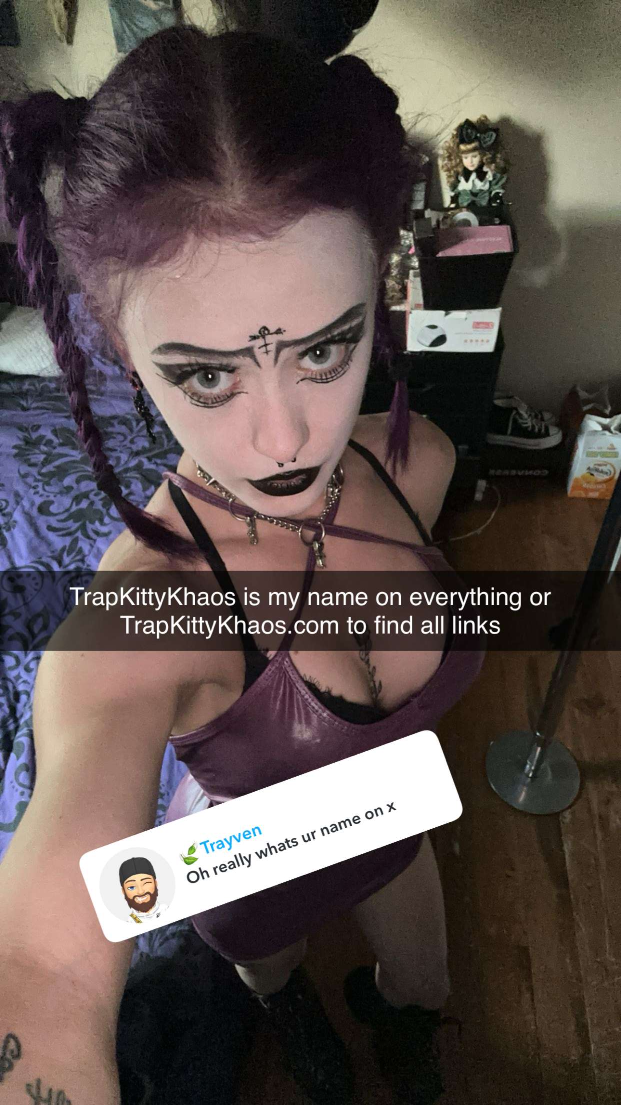 trappkittykhaos snapchat image archive image