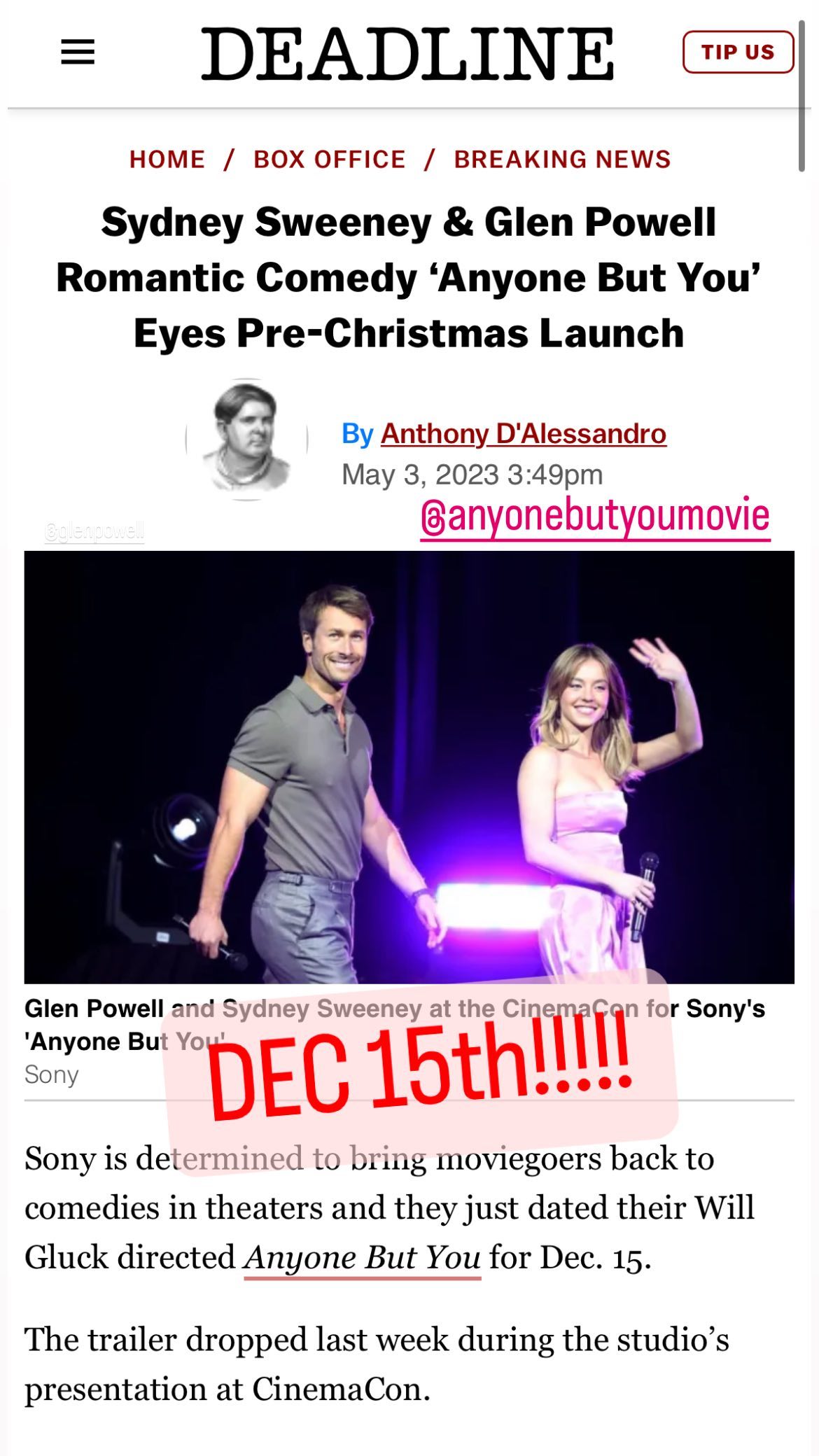 sydney_sweeney instagram image archive image