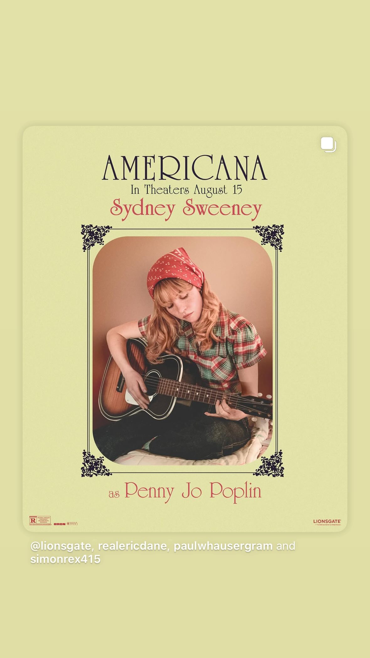 sydney_sweeney instagram image archive image